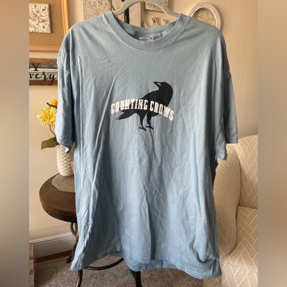 Blue Counting Crows Hanes T-Shirt - XL